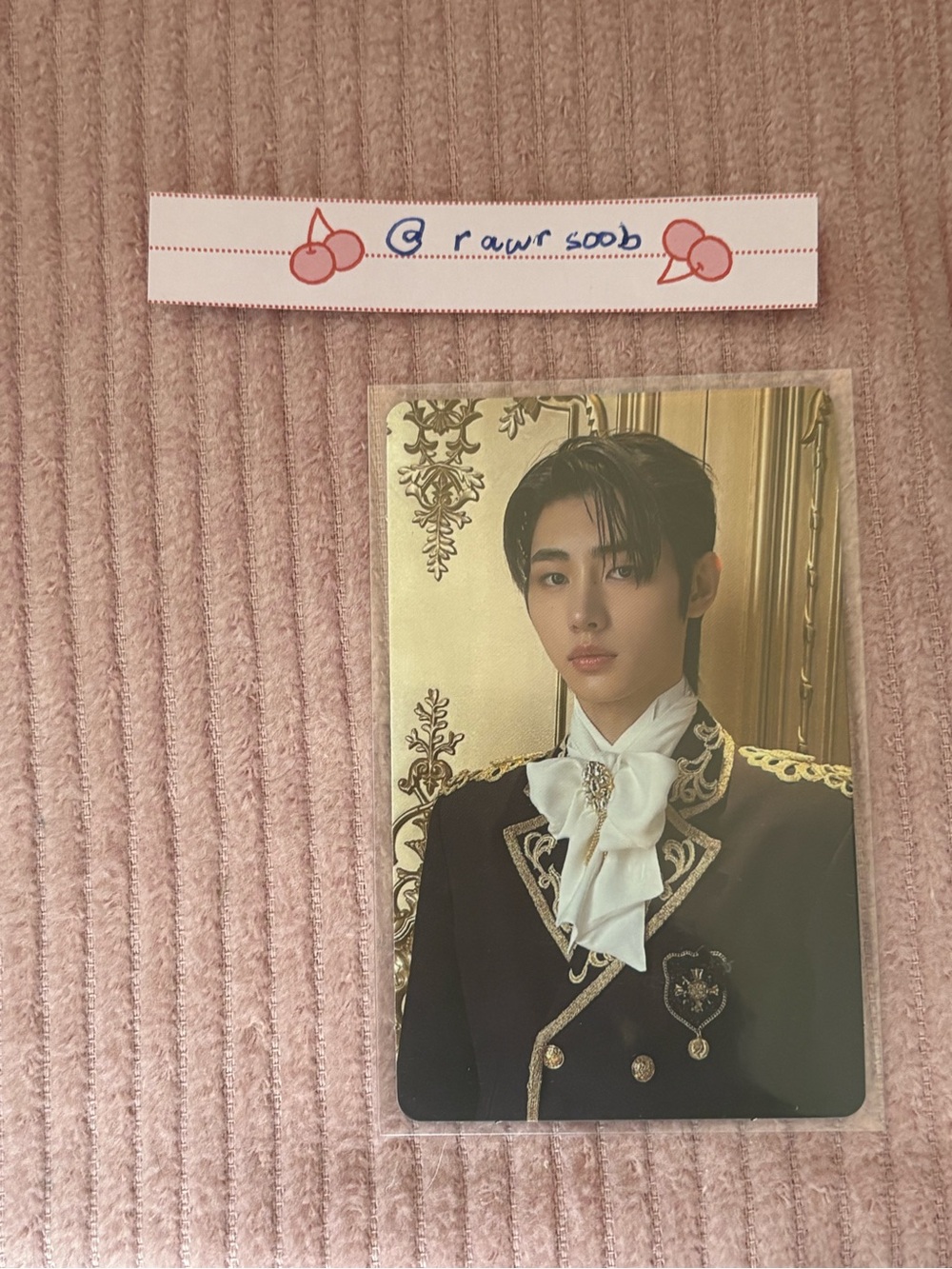official enhypen sunghoon photocard